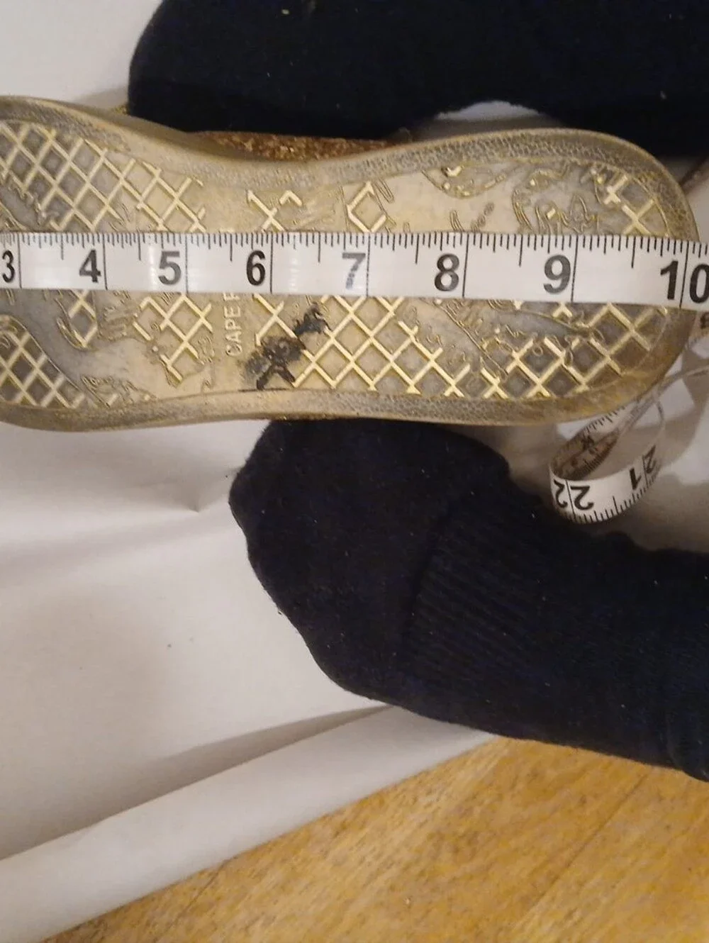 Cape Robbin Forever-/1 Gold Glitter Platform Sneaker 6.5